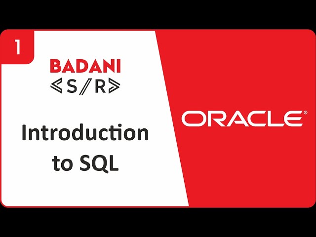 #1 Introduction to SQL || What is SQL? || SQL in Oracle || Complete SQL Course in Hindi.