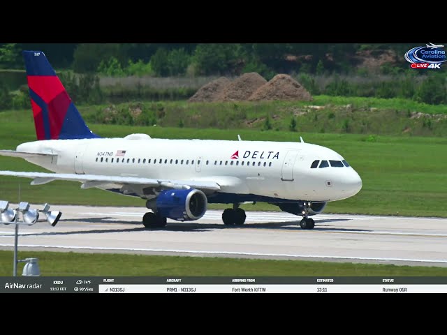 🔴LIVE 4K PLANE SPOTTING FROM: RDU RALEIGH DURHAM INT🔴