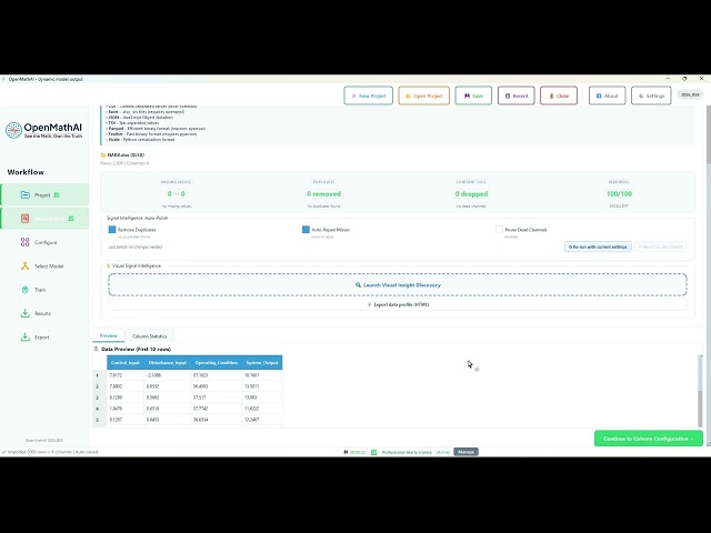 Tutorial Series : NARX : onlinear AutoRegressive with eXogenous Inputs models with OpenMathAI
