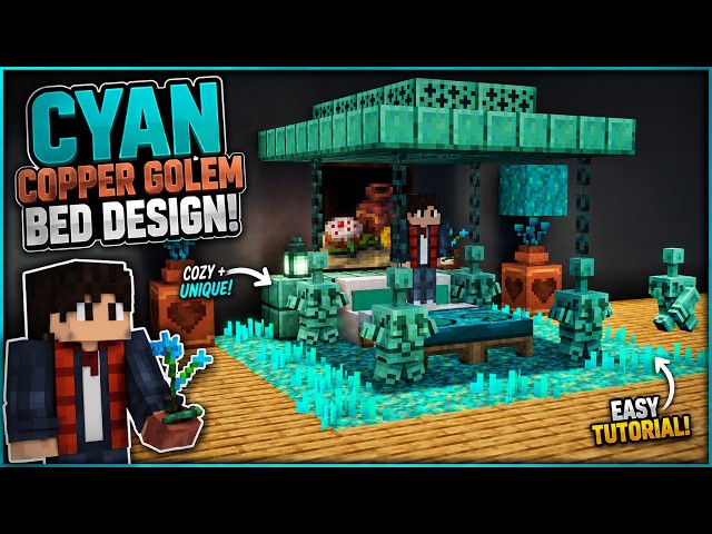 Build This Simple Bed Design in Minecraft! 🛏️ #minecraft #minecrafttutorial