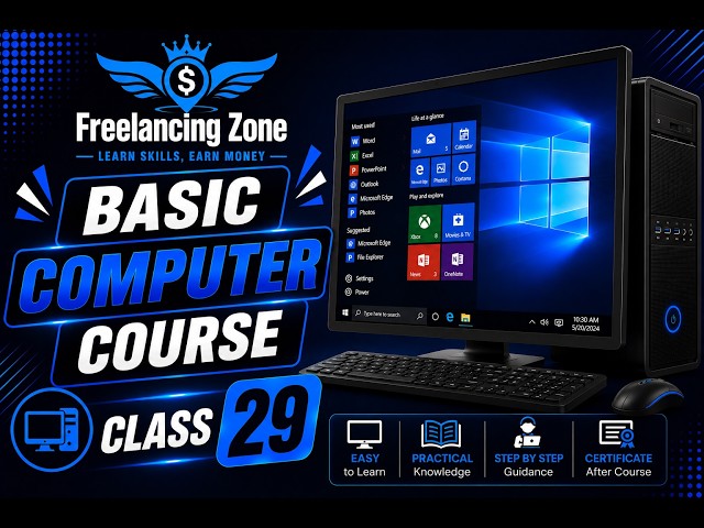 Basic Computer Course in Bangla | Class 29 | Computer Basics for Beginners