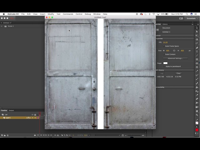Animate: Advanced ActionScript 3.0 – Mouse Over Event