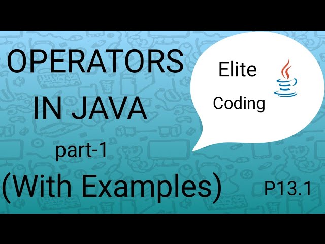 Operators in Java | Basic Operators | Java Course in Telugu part-13.1