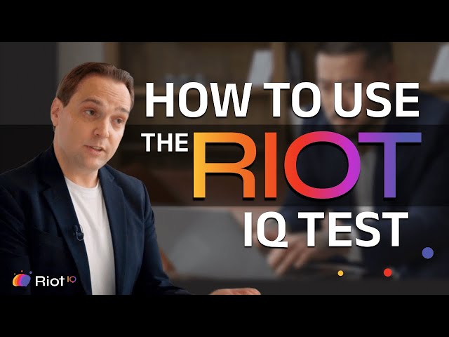 How should the RIOT be used? w/ Dr. Russell T. Warne