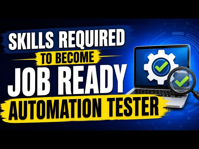 Skills Required To Become Job Ready Automation Tester #testing #automationtesting #sdet #test #qa 