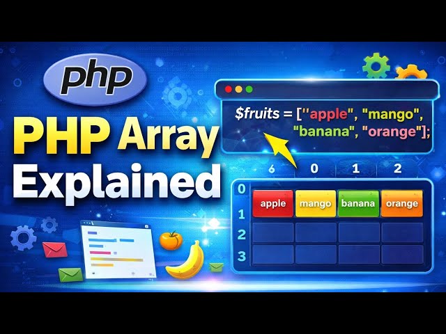 PHP Array Explained in Bangla | PHP Fundamentals Full Tutorial 