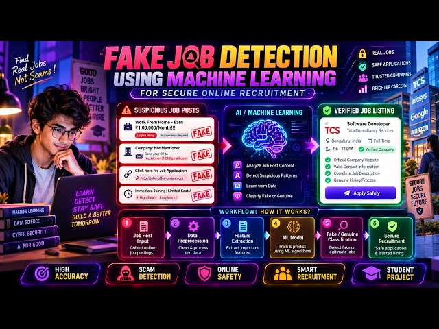 Fake Job Detection Using Machine Learning for Secure Online Recruitment