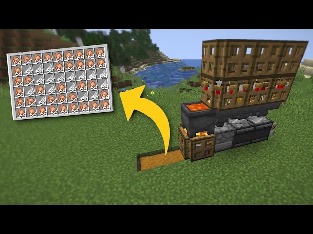 Minecraft 26.2 Automatic Chicken Farm Tutorial (Easy & Efficient)