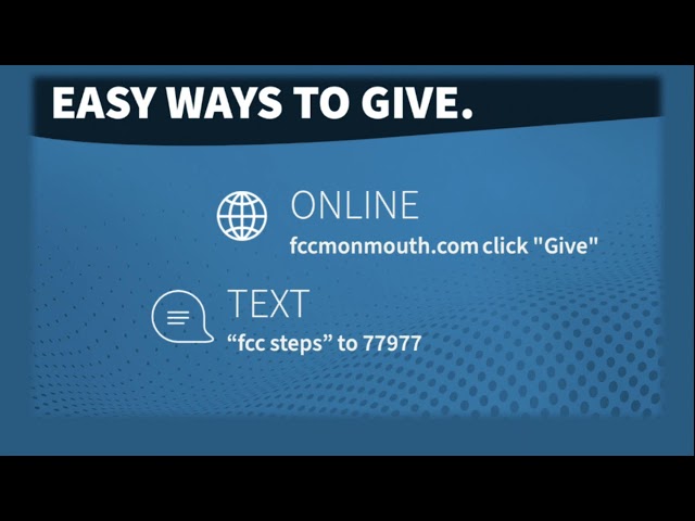 FCC Monmouth Sunday 10:30 Service - Welcome!