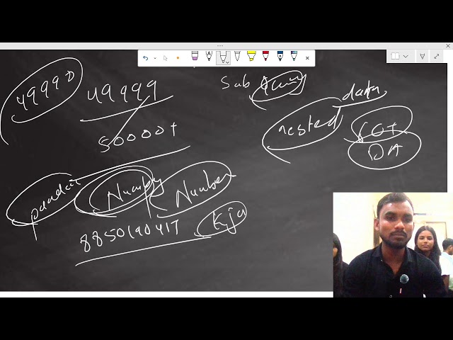 Subquery In SQL In Hindi