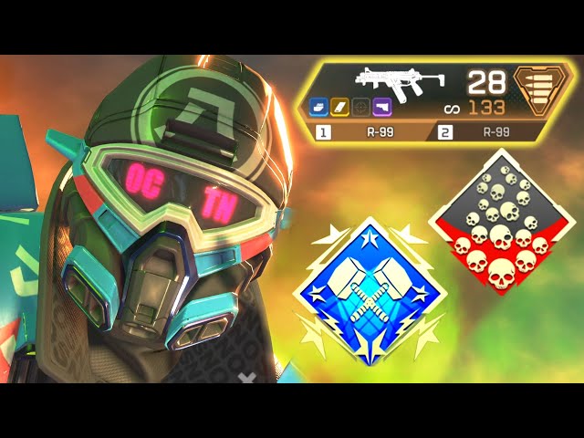 Solo Octane with Double R99 (20 Kills & 5K Damage) in Apex Legends