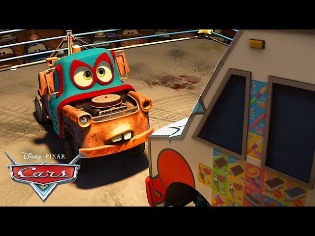 Mate, el Monster Truck en el Ring | Pixar Cars