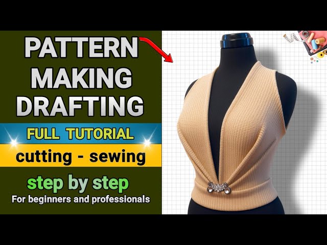 3-Step Bodice & Collar Tutorial: Pattern Making + Cut & Sew + Mannequin Fit