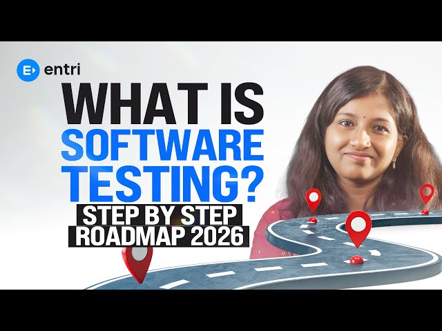 Software Testing Career Roadmap 2026 | Skills, Tools & Job Path Explained!