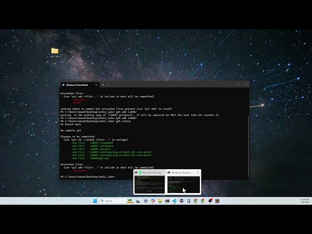 Set up your work environment using eclipse, github and git