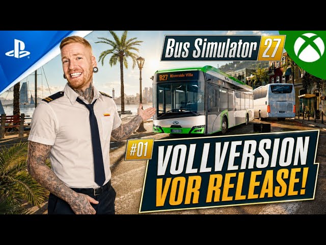 🚍DIE FAHRT BEGINNT😍Erste Busse, Fahrer & Linen!😁👍Bus Simulator 27 #01 [TUTORIAL]