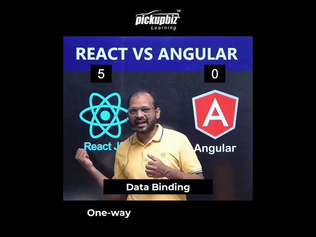 React vs Angular | Amjad Sir | PickupBiz Learning