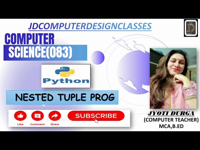 NESTED TUPLE SOLUTION#pythonforbeginners #learnpythoninhindi #pythontutorial #tuple #computerscience