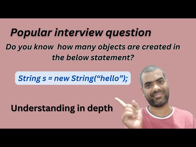 Understanding String objects creation? | Heap vs SCP | Covered Interview questions in depth