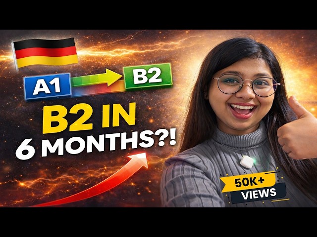 How I learned German from A1 to B2 in 6 months and reached functional fluency | Self-Study | Guide