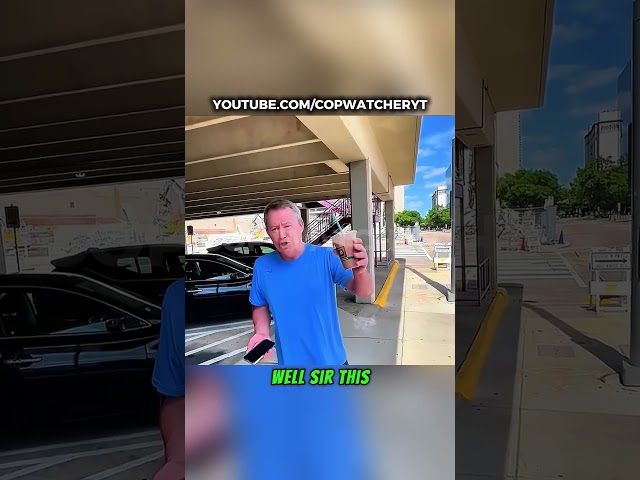 WANNABE TOUGH GUY KAREN GETS OWNED #karen #firstamendmentaudit #karenarrested