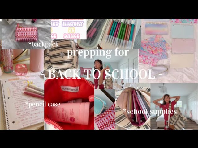 prepping for BACK TO SCHOOL | ✏️🏫🖍️| #backtoschool #prep