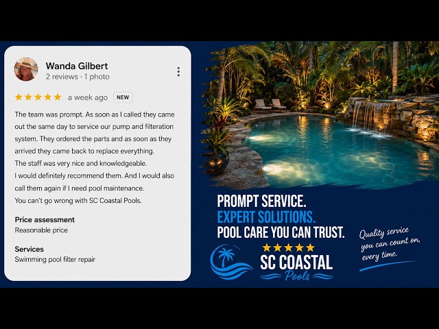 Charleston Pool Cleaning Review - Wanda Gilbert