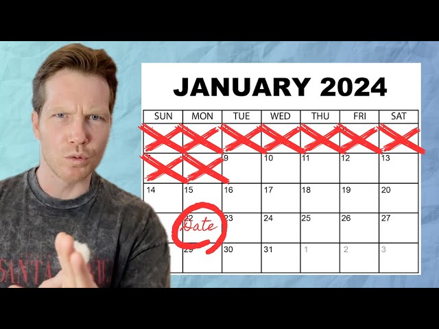 Keeping A Date When It’s Planned Far In Advance