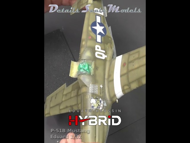P-51B Mustang 1/32 Eduard HYBRID - basic painting and decals