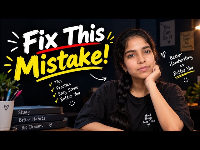 Stop Writing Like This ! | Fix Your Handwriting