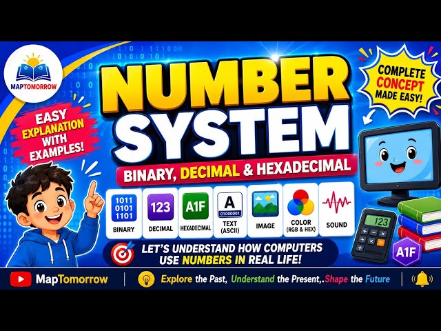 Computer Number System | Binary/ Decimal/ Hexadecimal | All Conversions in One Shot | CTA