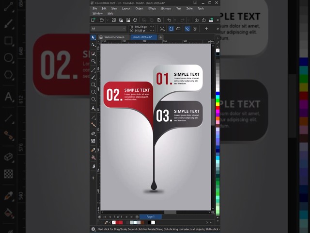 How to design professional infographics in CorelDRAW #tutorial #graphicdesign #coreldraw