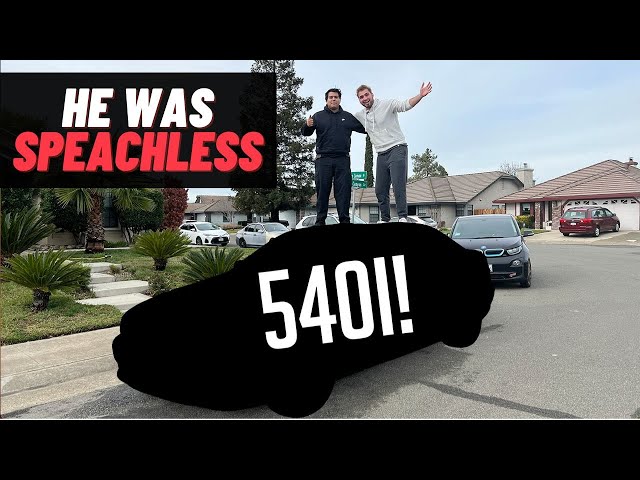 SURPRISING MY FRIEND WITH HIS DREAM BMW!
