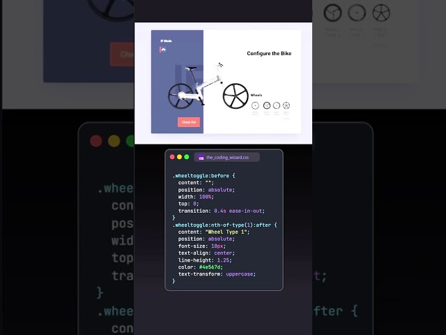 CSS Code ( configure the cycle ) #code #uidesign #cssanimation #csscoding