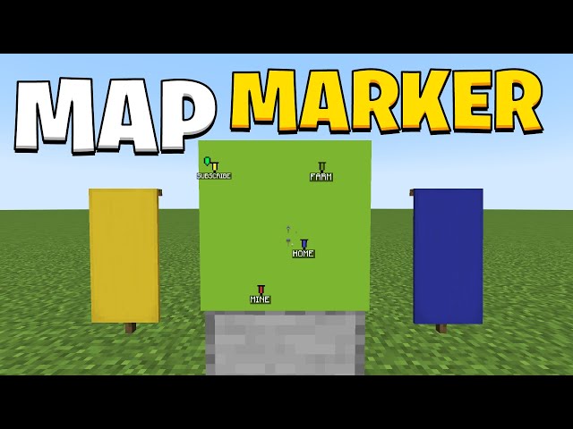 How to place a marker on a map in Minecraft 1.21