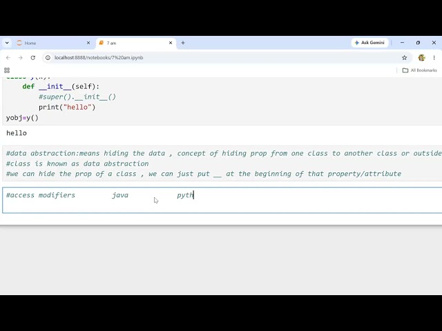 Day 15 -- OOPS -- Polymorphism & Data Abstraction