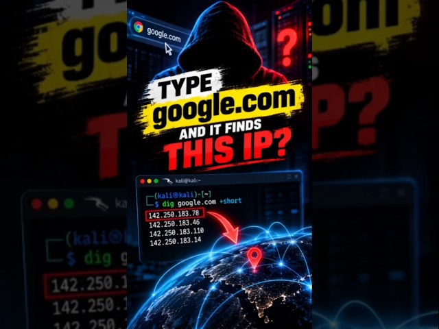 How DNS Finds a Website’s IP Address 🔍 | dig Command Explained #mahodyajitech