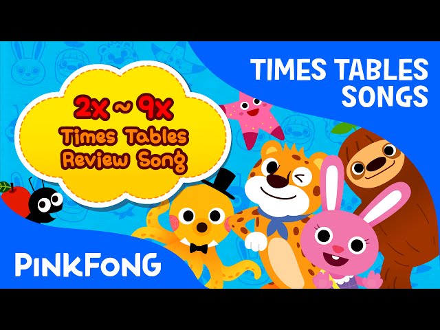 2x~9x Times Tables Review Song | Times Tables Songs | PINKFONG Songs for Children
