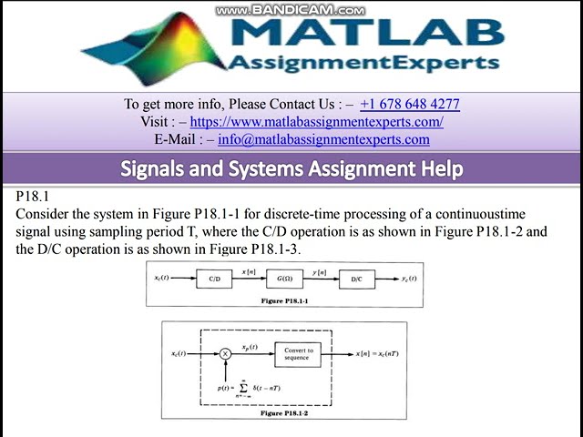 Signals and Systems Assignment Help