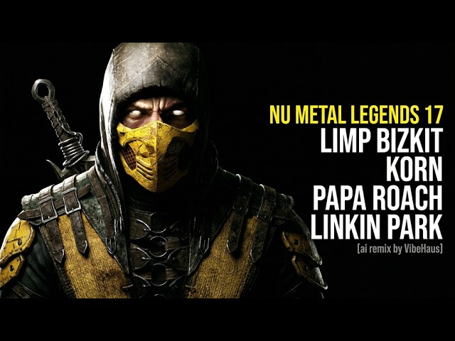 Nu Metal Legends - Vol17 | Limp Bizkit, Korn, Linkin Park, Papa Roach Inspired | AI Mix