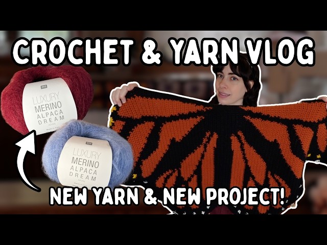 Crochet & Yarn Vlog *NEW yarn haul & thrift haul*