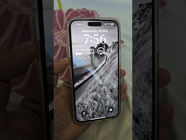 iphone 15 pro max setup lock screen and widget