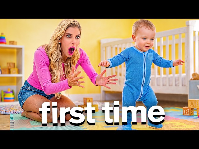 Our Baby Walks for the First Time