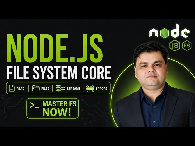 Part-13 || File System (fs) module in Node JS
