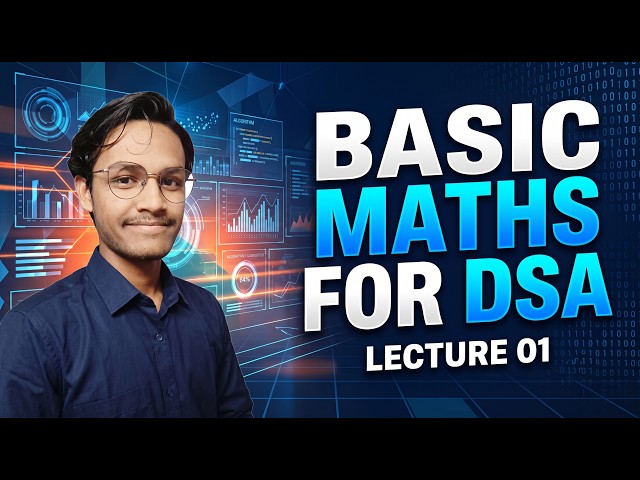 Basic maths DSA lecture 01 | Extraction of digits | DSA series