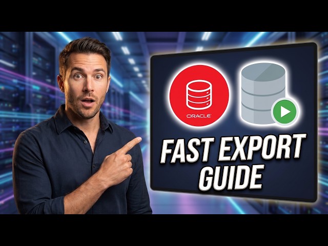 Export Data Pump (EXPDP) in Oracle SQL Developer (2026) – Step-by-Step Guide