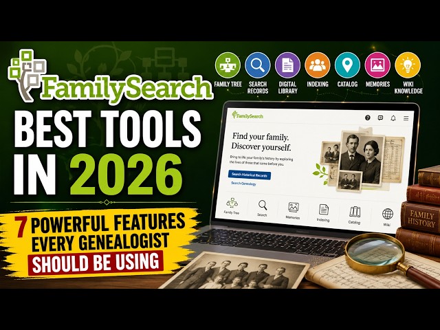 FamilySearch Best Tools in 2026 | 7 Powerful Features Every Genealogist Should Be Using