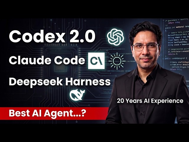 GPT Codex 2.0, New Deepseek Harness & Claude Code(Best AI Agents in 2026)