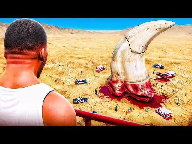 Franklin & Shinchan Found the GIANT TOOTH In GTA 5