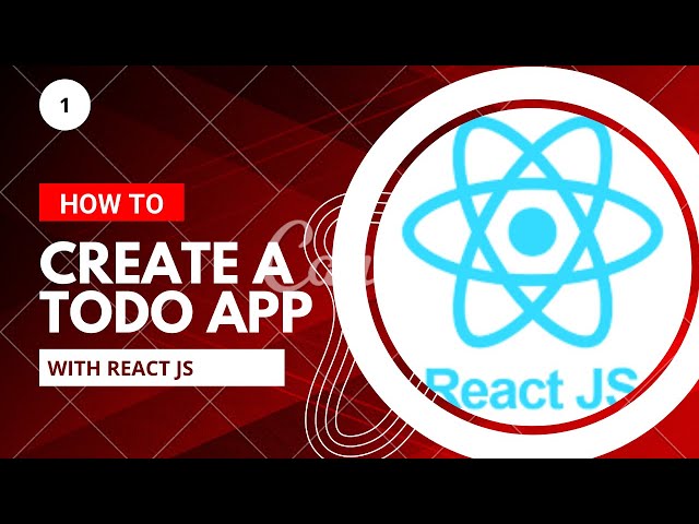 Create a TODO APPLICATION with React Js for Beginners